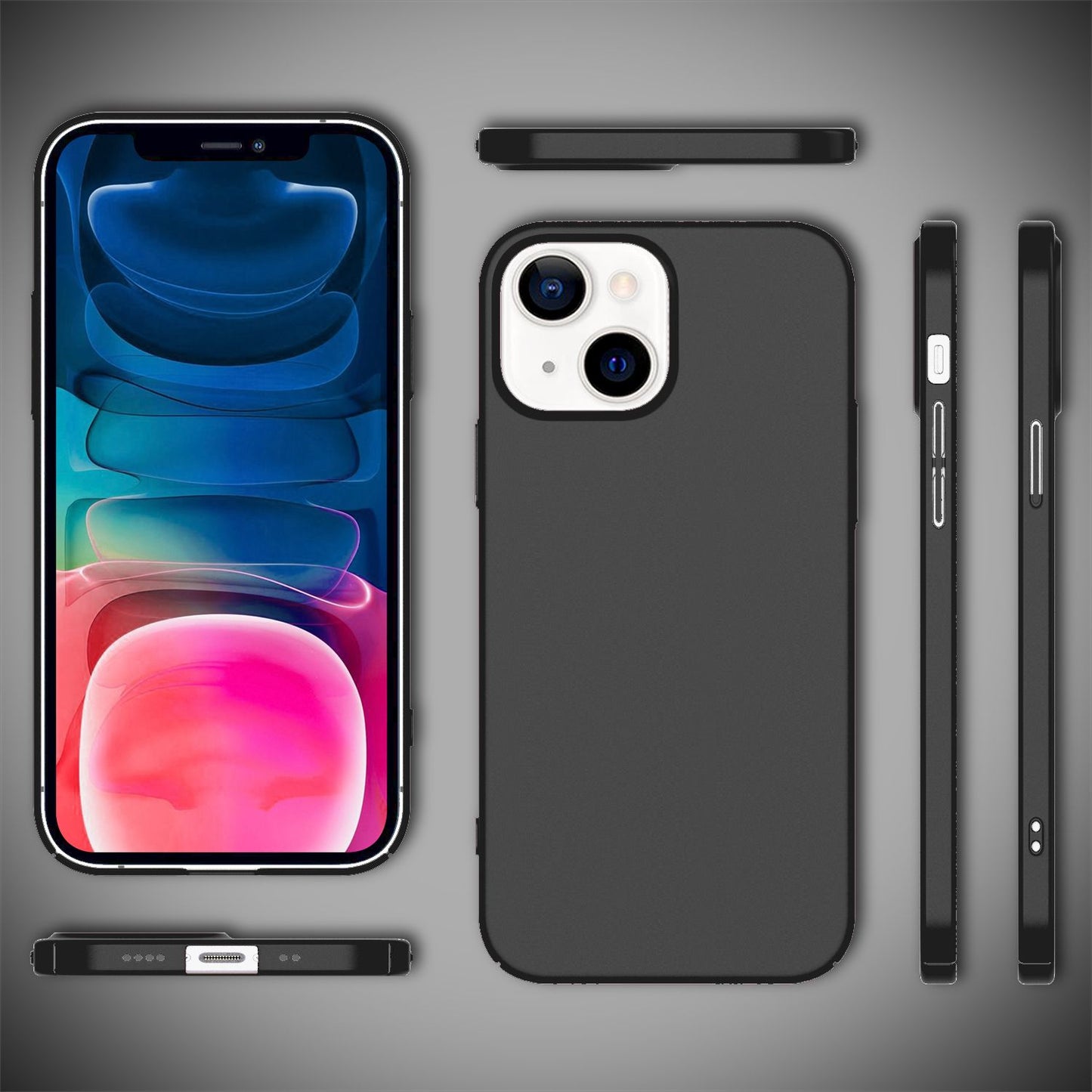NALIA Ultra Slim Hardcase für iPhone 13 Mini – Anti-Fingerabdruck & 0.5mm Dünn – PUREFIT (Matt & Leicht) – Marke aus Berlin