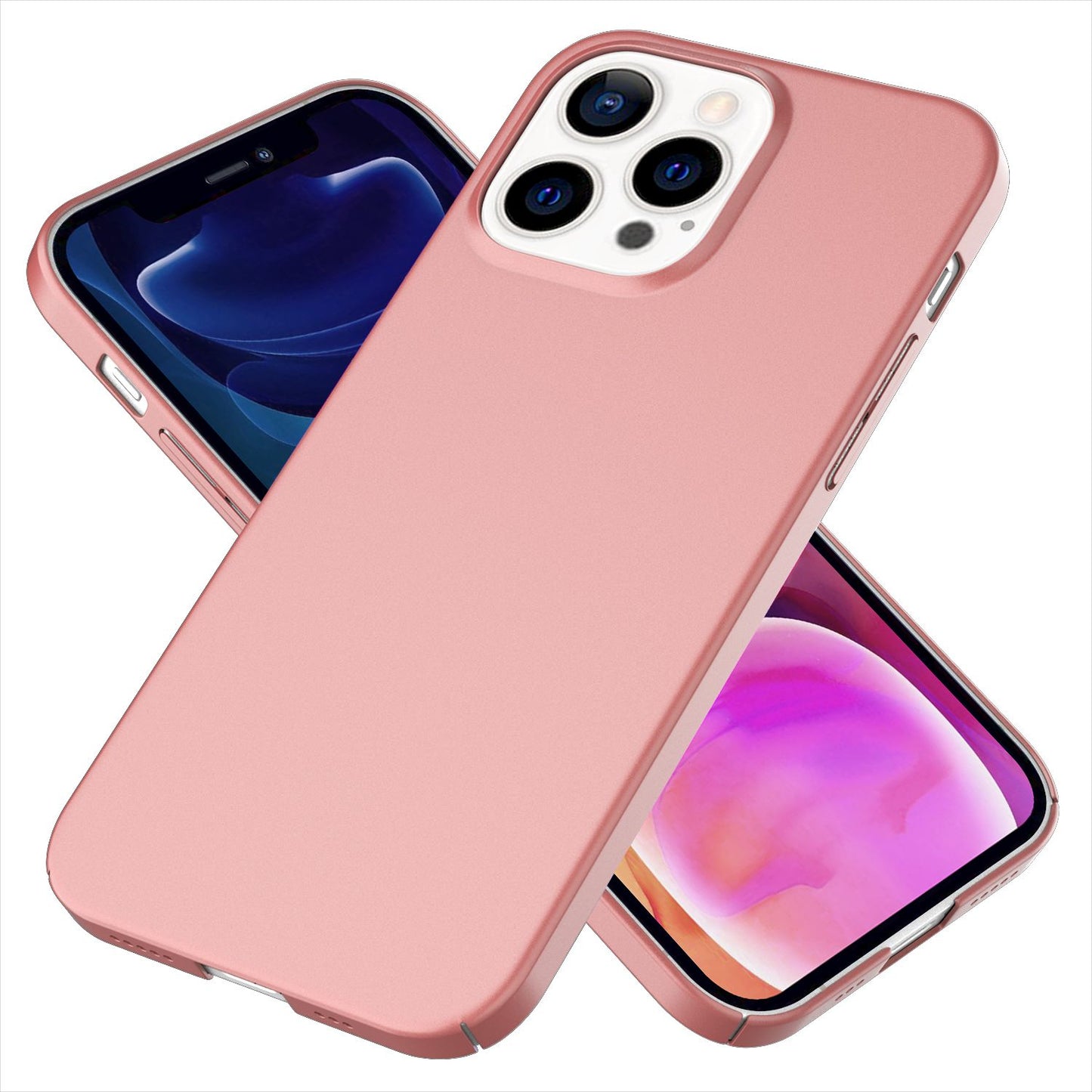 NALIA Ultra Slim Hardcase für iPhone 13 Pro Max – Anti-Fingerabdruck & 0.5mm Dünn – PUREFIT (Matt & Leicht) – Marke aus Berlin