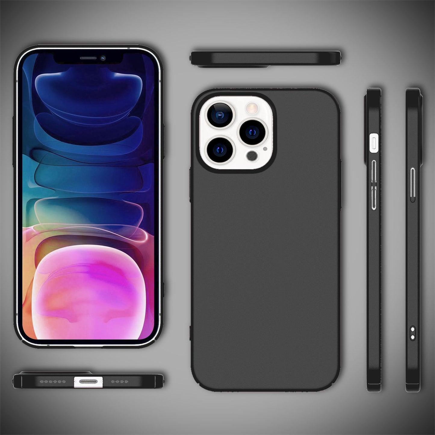 NALIA Ultra Slim Hardcase für iPhone 13 Pro Max – Anti-Fingerabdruck & 0.5mm Dünn – PUREFIT (Matt & Leicht) – Marke aus Berlin