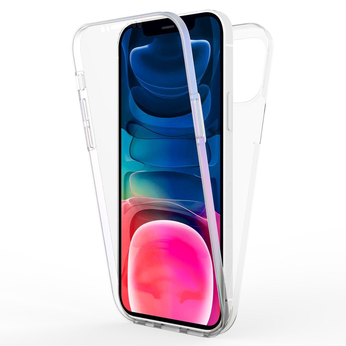 NALIA 360° Hülle für iPhone 13 Mini – Vorne & Hinten Schutz – 360GUARD (Full-Body Case) – Marke aus Berlin