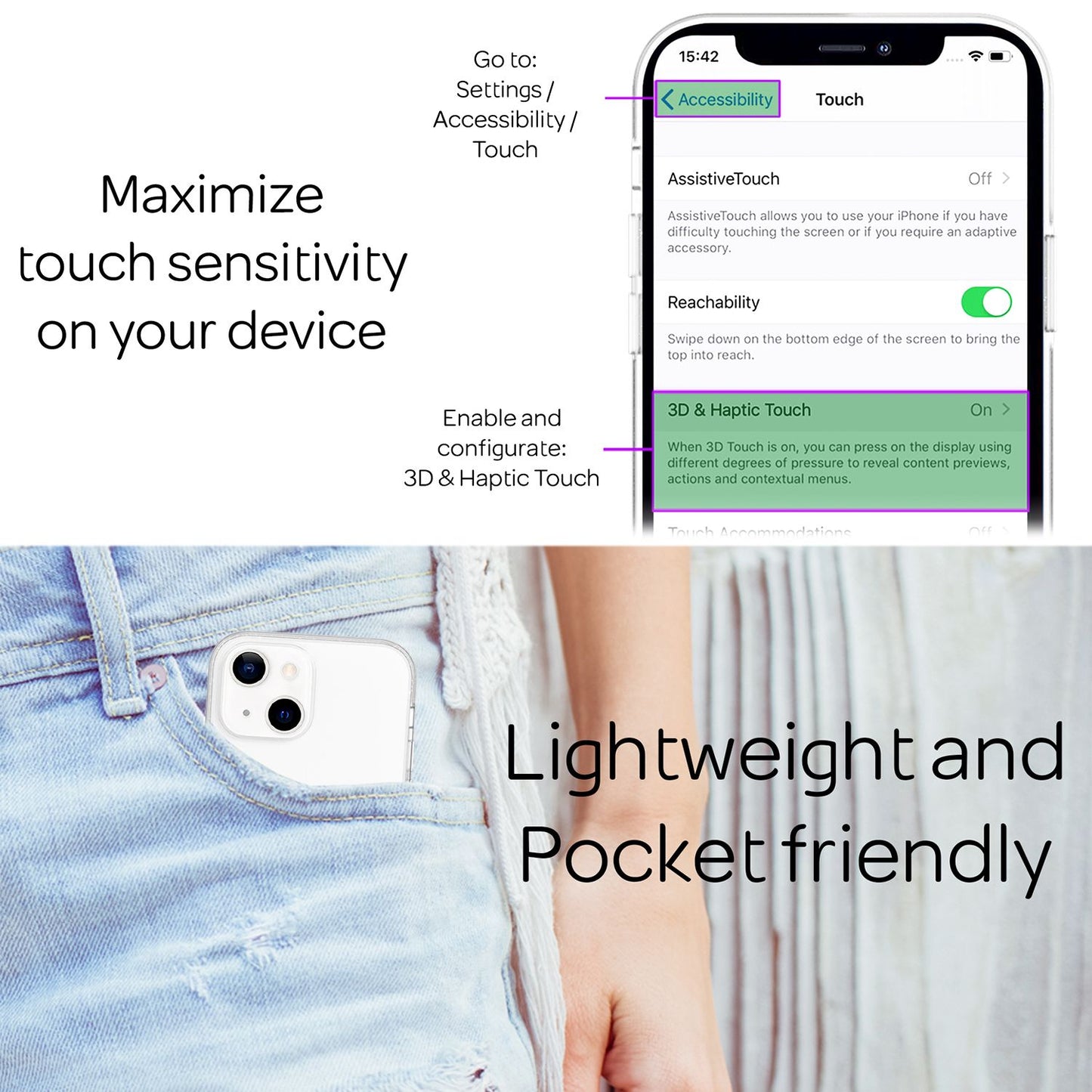 NALIA 360° Hülle für iPhone 13 – Vorne & Hinten Schutz – 360GUARD (Full-Body Case) – Marke aus Berlin