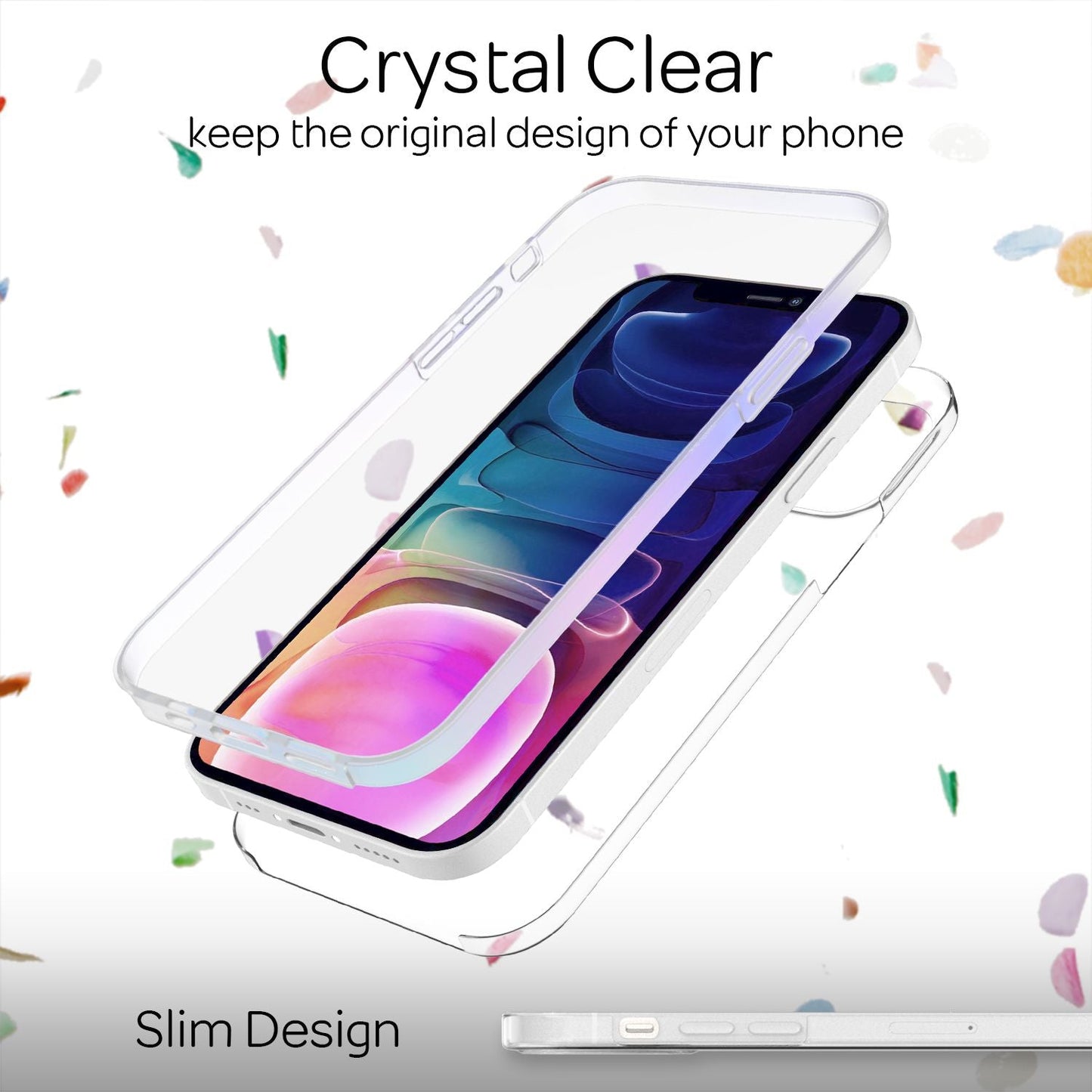 NALIA 360° Hülle für iPhone 13 Pro Max – Vorne & Hinten Schutz – 360GUARD (Full-Body Case) – Marke aus Berlin