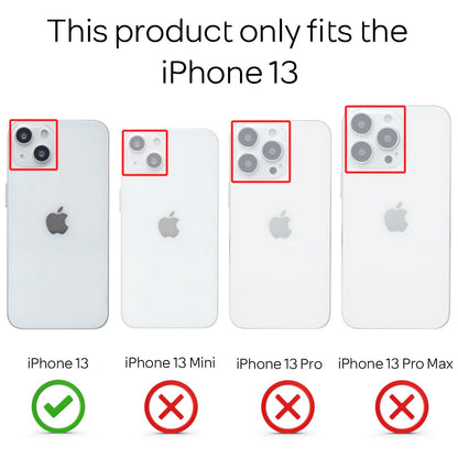NALIA Glitzerhülle für iPhone 13 – Funkelndes Silikon Case – DAZZLIN (Transparent & Stoßfest) – Marke aus Berlin