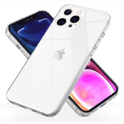 NALIA Transparente Hülle für iPhone 13 Pro Max – Harte Rückseite & Silikon Rand – IGNITE (Stoßfeste Handyhülle & Verstärkte Ecken) – Marke aus Berlin