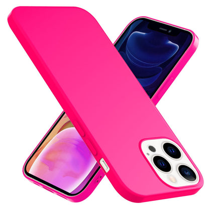 NALIA Neon Silikonhülle für iPhone 13 Pro Max – Soft-Touch & Signal-Neon – NEONSHOCK (Matte Schutzhülle) – Marke aus Berlin
