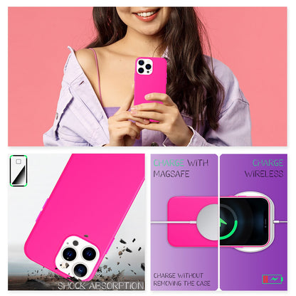 NALIA Neon Silikonhülle für iPhone 13 Pro Max – Soft-Touch & Signal-Neon – NEONSHOCK (Matte Schutzhülle) – Marke aus Berlin