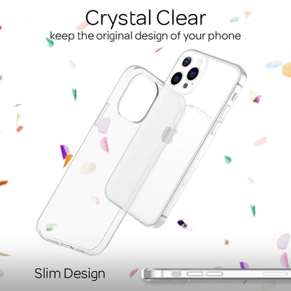 NALIA Transparente Silikonhülle für iPhone 13 Pro – Anti-Gelb & Rutschfest – GLAZE (Handyhülle Kristallklar, Schlank & Stoßfest) – Marke aus Berlin