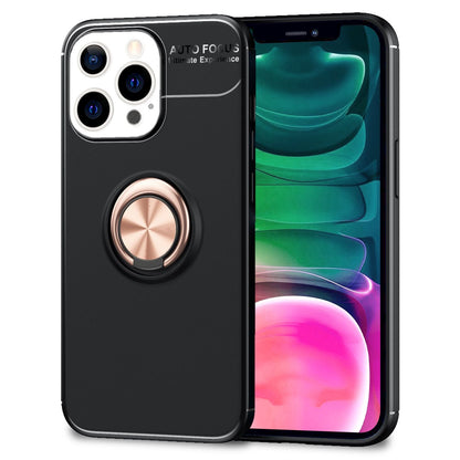 NALIA Ringhülle für iPhone 13 Pro – Ring-Ständer 360° & für Magnet-Halter – GRIP360 (Mattiertes Silikon Case) – Marke aus Berlin