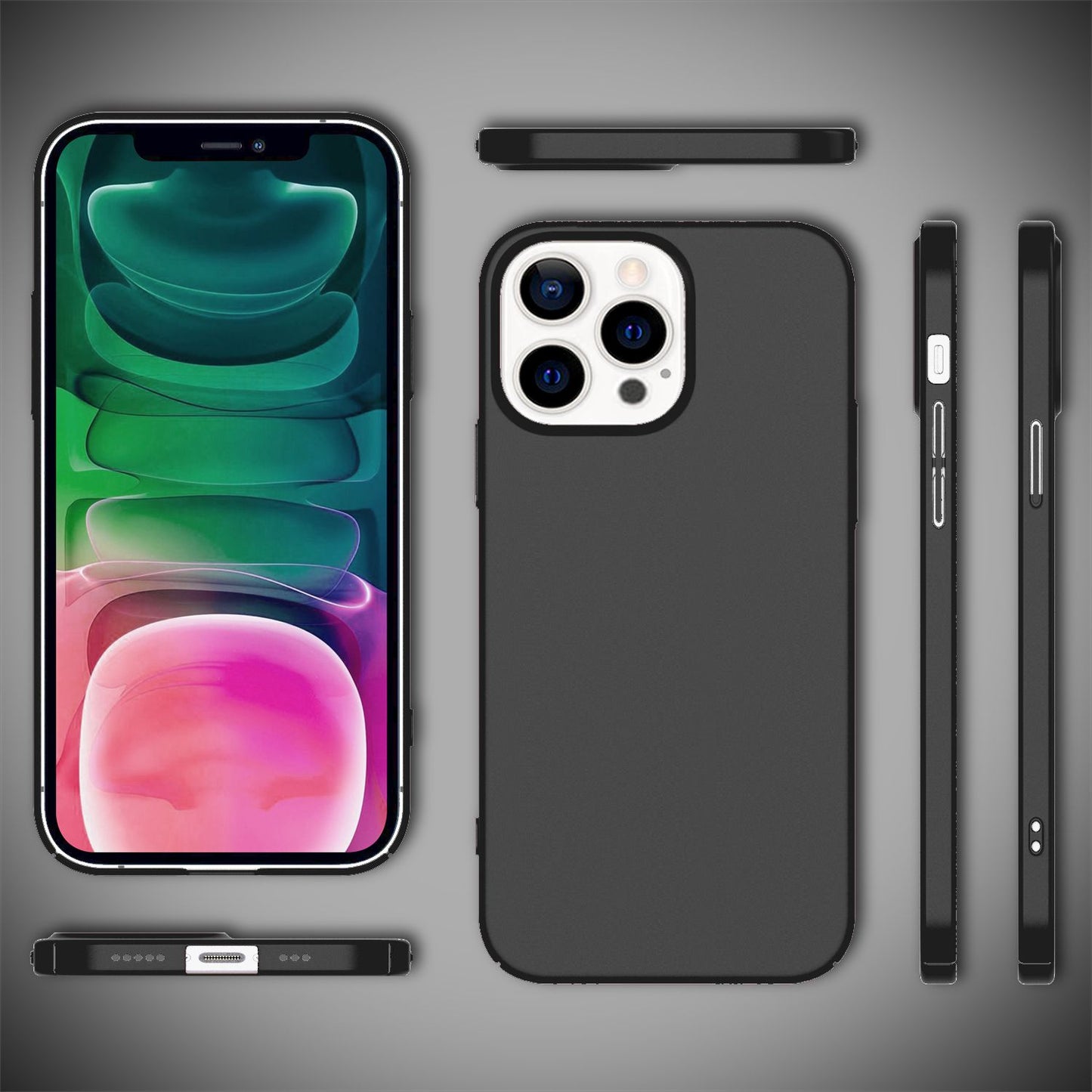 NALIA Ultra Slim Hardcase für iPhone 13 Pro – Anti-Fingerabdruck & 0.5mm Dünn – PUREFIT (Matt & Leicht) – Marke aus Berlin