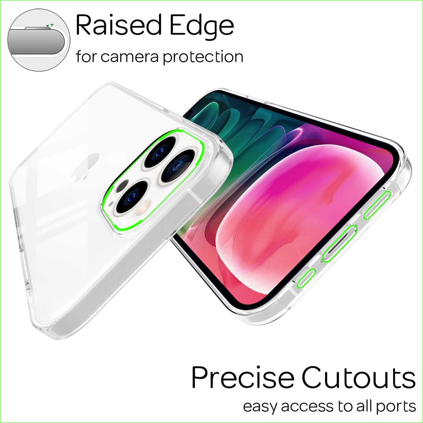 NALIA 360° Hülle für iPhone 13 Pro – Vorne & Hinten Schutz – 360GUARD (Full-Body Case) – Marke aus Berlin