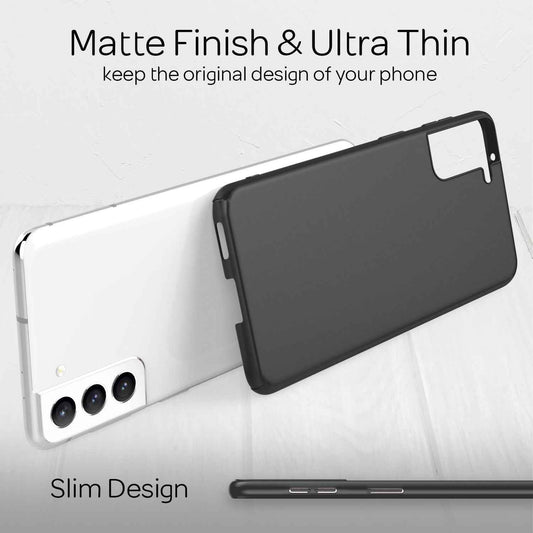 NALIA Ultra Slim Hardcase für Samsung Galaxy S21 FE – Anti-Fingerabdruck & 0.5mm Dünn – PUREFIT (Matt & Leicht) – Marke aus Berlin
