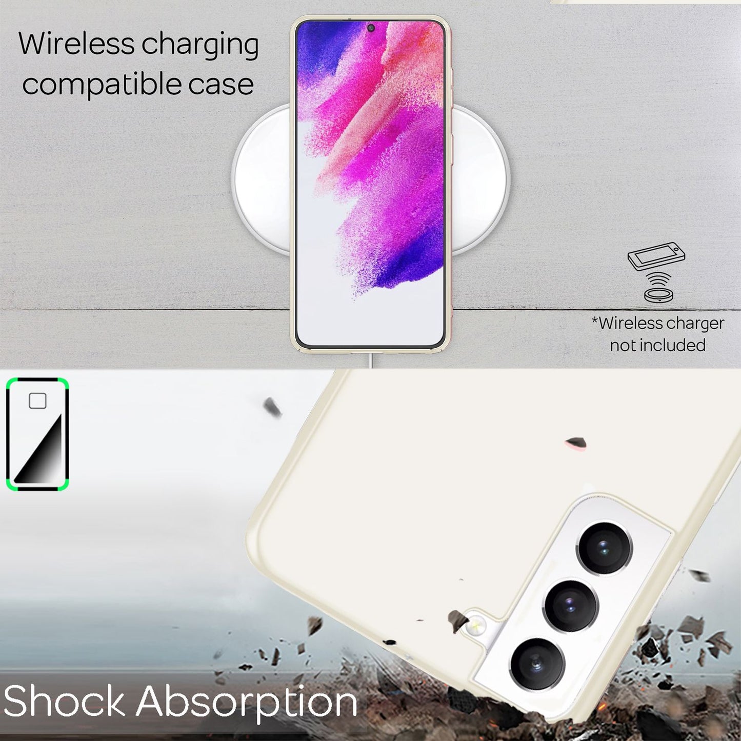 NALIA Ultra Slim Hardcase für Samsung Galaxy S21 FE – Anti-Fingerabdruck & 0.5mm Dünn – PUREFIT (Matt & Leicht) – Marke aus Berlin