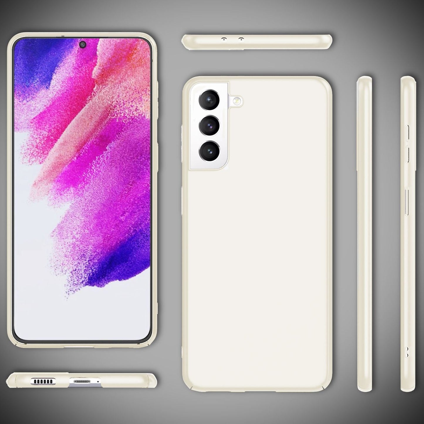 NALIA Ultra Slim Hardcase für Samsung Galaxy S21 FE – Anti-Fingerabdruck & 0.5mm Dünn – PUREFIT (Matt & Leicht) – Marke aus Berlin