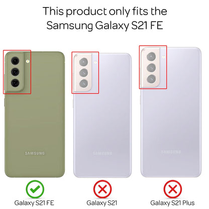 NALIA Glitzerhülle für Samsung Galaxy S21 FE – Funkelnder Glitzer-Look & Grip – SHINEPOP (Silikon Case) – Marke aus Berlin