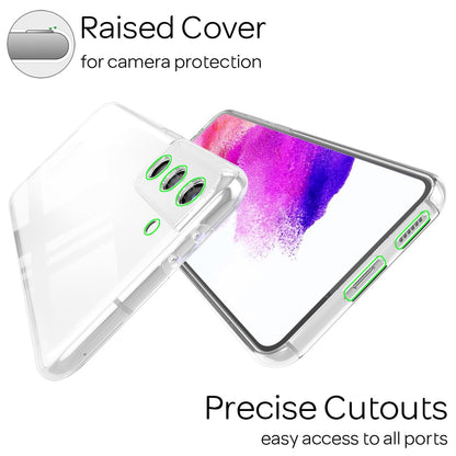 NALIA 360° Hülle für Samsung Galaxy S21 FE – Vorne & Hinten Schutz – 360GUARD (Full-Body Case) – Marke aus Berlin