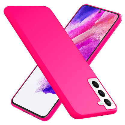 NALIA Neon Silikonhülle für Samsung Galaxy S21 FE – Soft-Touch & Signal-Neon – NEONSHOCK (Matte Schutzhülle) – Marke aus Berlin