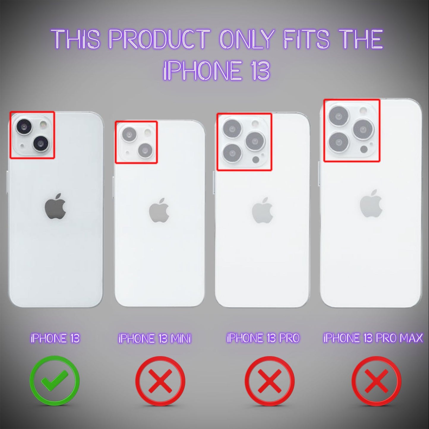 NALIA Neon Silikonhülle für iPhone 13 – Knallige Signal-Farbe & Linsenschutz – VIBE (Transparentes Case) – Marke aus Berlin