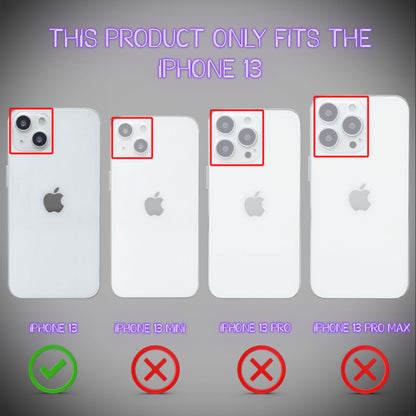 NALIA Neon Silikonhülle für iPhone 13 – Knallige Signal-Farbe & Linsenschutz – VIBE (Transparentes Case) – Marke aus Berlin