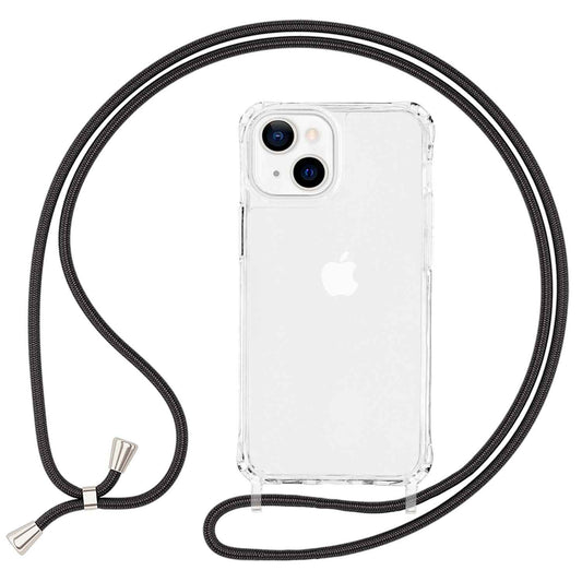 NALIA Handykette für iPhone 13 – Transparentes Hybrid-Case & Band – HANGIT PRO (Anti-Gelb Rückseite & Verstellbar) – Marke aus Berlin