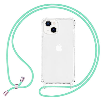 NALIA Handykette für iPhone 13 – Transparentes Hybrid-Case & Band – HANGIT PRO (Anti-Gelb Rückseite & Verstellbar) – Marke aus Berlin