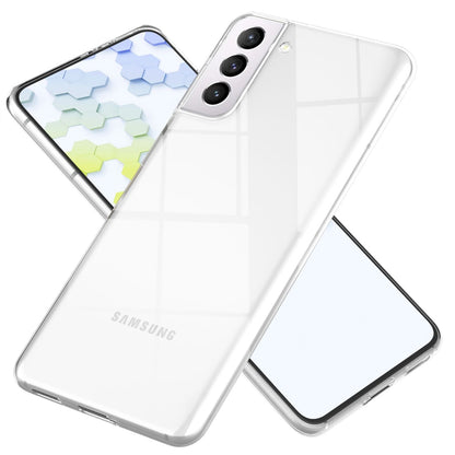 NALIA Transparente Silikonhülle für Samsung Galaxy S22 Plus – Anti-Gelb & Rutschfest – GLAZE (Handyhülle Kristallklar, Schlank & Stoßfest) – Marke aus Berlin