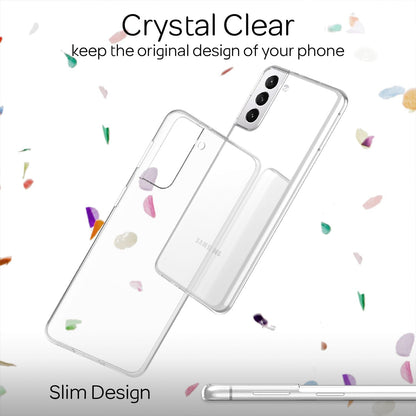 NALIA Transparente Silikonhülle für Samsung Galaxy S22 Plus – Anti-Gelb & Rutschfest – GLAZE (Handyhülle Kristallklar, Schlank & Stoßfest) – Marke aus Berlin
