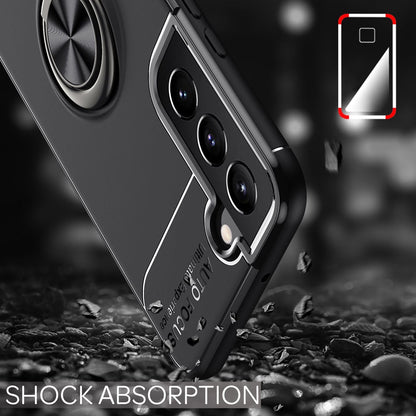 NALIA Ringhülle für Samsung Galaxy S22 Plus – Ring-Ständer 360° & für Magnet-Halter – GRIP360 (Mattiertes Silikon Case) – Marke aus Berlin
