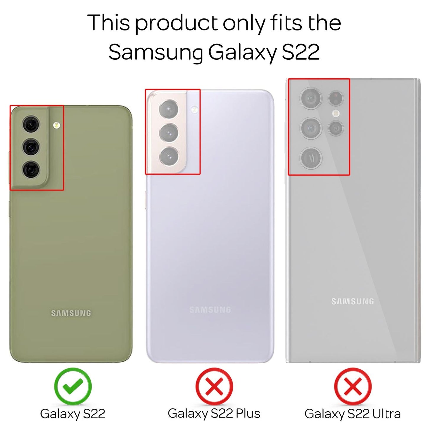 NALIA Panzerhülle für Samsung Galaxy S22 – Ring-Ständer 360° & Magnet-Halterung Kompatibel – RINGDEFEND (Stoßfestes Outdoor Case) – Marke aus Berlin