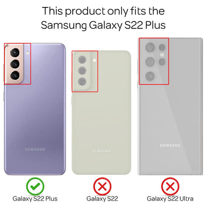 NALIA Panzerhülle für Samsung Galaxy S22 Plus – Ring-Ständer 360° & Magnet-Halterung Kompatibel – RINGDEFEND (Stoßfestes Outdoor Case) – Marke aus Berlin