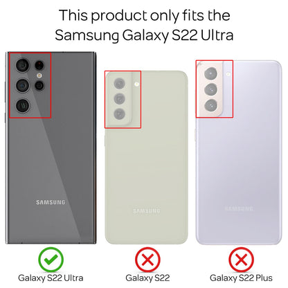 NALIA Panzerhülle für Samsung Galaxy S22 Ultra – Ring-Ständer 360° & Magnet-Halterung Kompatibel – RINGDEFEND (Stoßfestes Outdoor Case) – Marke aus Berlin