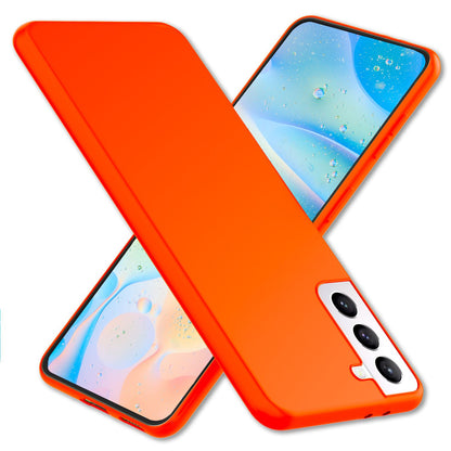 NALIA Neon Silikonhülle für Samsung Galaxy S22 – Soft-Touch & Signal-Neon – NEONSHOCK (Matte Schutzhülle) – Marke aus Berlin