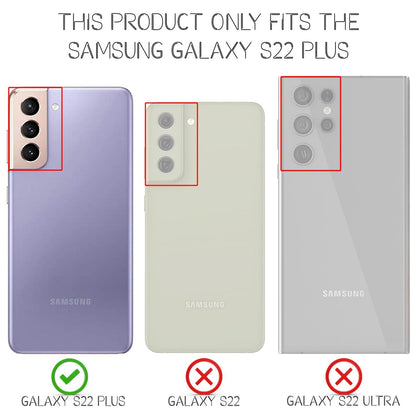 NALIA Neon Silikonhülle für Samsung Galaxy S22 Plus – Soft-Touch & Signal-Neon – NEONSHOCK (Matte Schutzhülle) – Marke aus Berlin