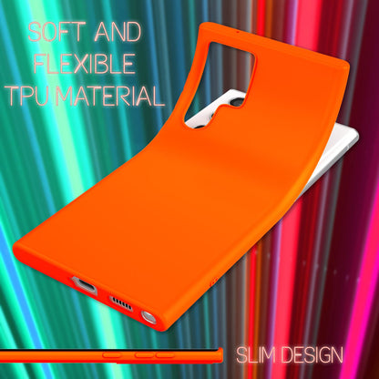 NALIA Neon Silikonhülle für Samsung Galaxy S22 Ultra – Soft-Touch & Signal-Neon – NEONSHOCK (Matte Schutzhülle) – Marke aus Berlin