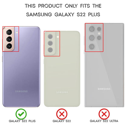 NALIA Silikonhülle für Samsung Galaxy S22 Plus – Rutschfest & Matt – VORTEX (Gebürstete Optik & Carbon Design) – Marke aus Berlin
