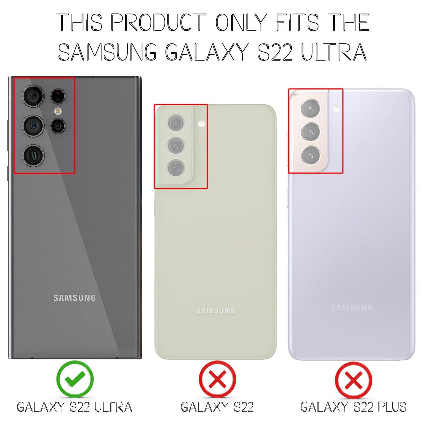 NALIA Neon Silikonhülle für Samsung Galaxy S22 Ultra – Knallige Signal-Farbe & Linsenschutz – VIBE (Transparentes Case) – Marke aus Berlin