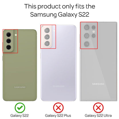 NALIA Glitzerhülle für Samsung Galaxy S22 – Funkelnder Glitzer-Look & Grip – SHINEPOP (Silikon Case) – Marke aus Berlin