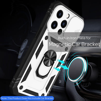 NALIA Military-Style Ringhülle kompatibel mit iPhone 13 Pro Hülle, Extrem Schützend mit Display-Rahmen & Kamera-Abdeckung, 360° Ring für Standfunktion & KFZ-Halterung, Hardcase Robust