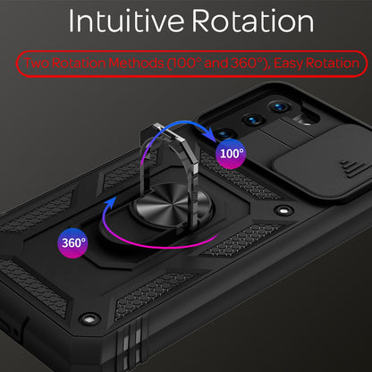 NALIA Military-Style Ringhülle kompatibel mit Samsung Galaxy S21 Hülle, Extrem Schützend mit Display-Rahmen & Kamera-Abdeckung, 360° Ring für Standfunktion & KFZ-Halterung, Hardcase