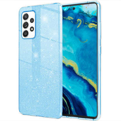 NALIA Glitzerhülle für Samsung Galaxy A33 – Funkelnder Glitzer-Look & Grip – SHINEPOP (Silikon Case) – Marke aus Berlin