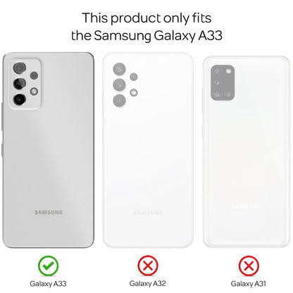 NALIA Glitzerhülle für Samsung Galaxy A33 – Funkelnder Glitzer-Look & Grip – SHINEPOP (Silikon Case) – Marke aus Berlin