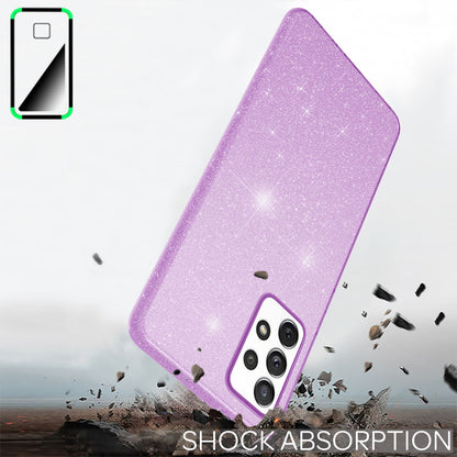 NALIA Glitzerhülle für Samsung Galaxy A53 – Funkelnder Glitzer-Look & Grip – SHINEPOP (Silikon Case) – Marke aus Berlin