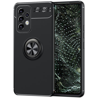 NALIA Ringhülle für Samsung Galaxy A53 – Ring-Ständer 360° & für Magnet-Halter – GRIP360 (Mattiertes Silikon Case) – Marke aus Berlin