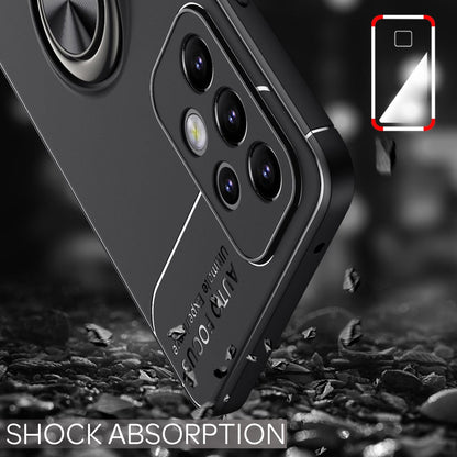 NALIA Ringhülle für Samsung Galaxy A53 – Ring-Ständer 360° & für Magnet-Halter – GRIP360 (Mattiertes Silikon Case) – Marke aus Berlin