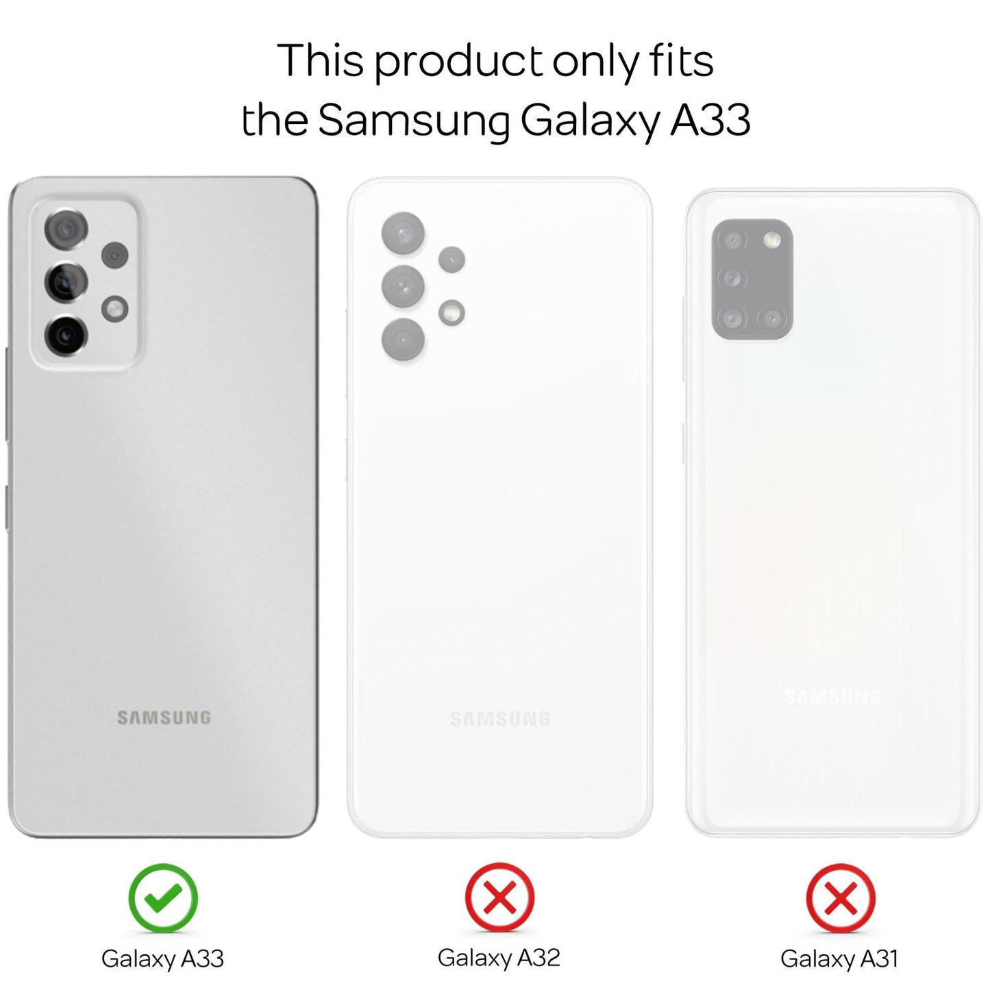NALIA Panzerhülle für Samsung Galaxy A33 – Ring-Ständer 360° & Magnet-Halterung Kompatibel – RINGDEFEND (Stoßfestes Outdoor Case) – Marke aus Berlin
