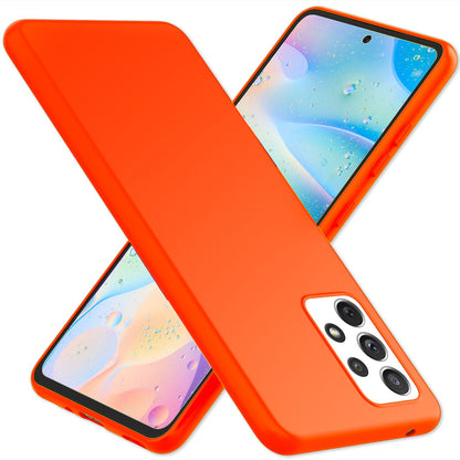 NALIA Neon Silikonhülle für Samsung Galaxy A33 – Soft-Touch & Signal-Neon – NEONSHOCK (Matte Schutzhülle) – Marke aus Berlin