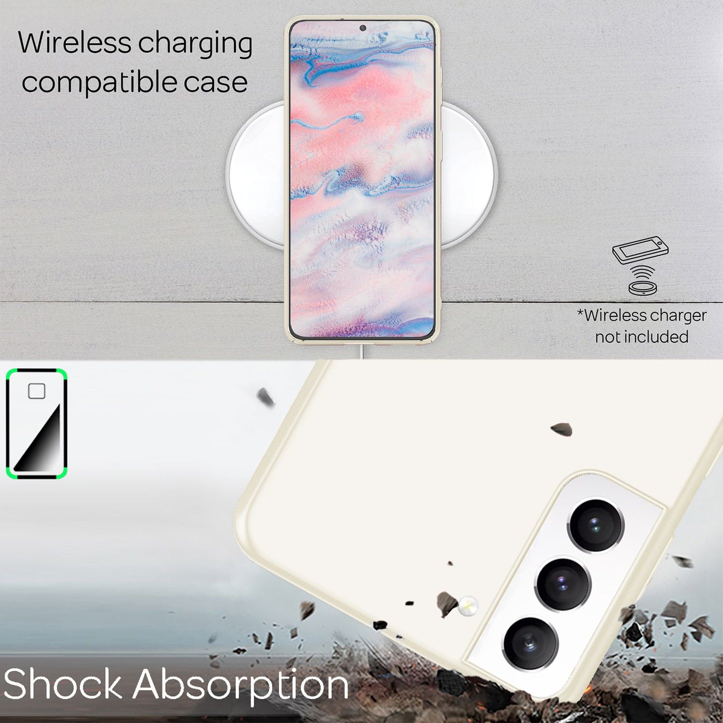NALIA Ultra Slim Hardcase für Samsung Galaxy S22 Plus – Anti-Fingerabdruck & 0.5mm Dünn – PUREFIT (Matt & Leicht) – Marke aus Berlin