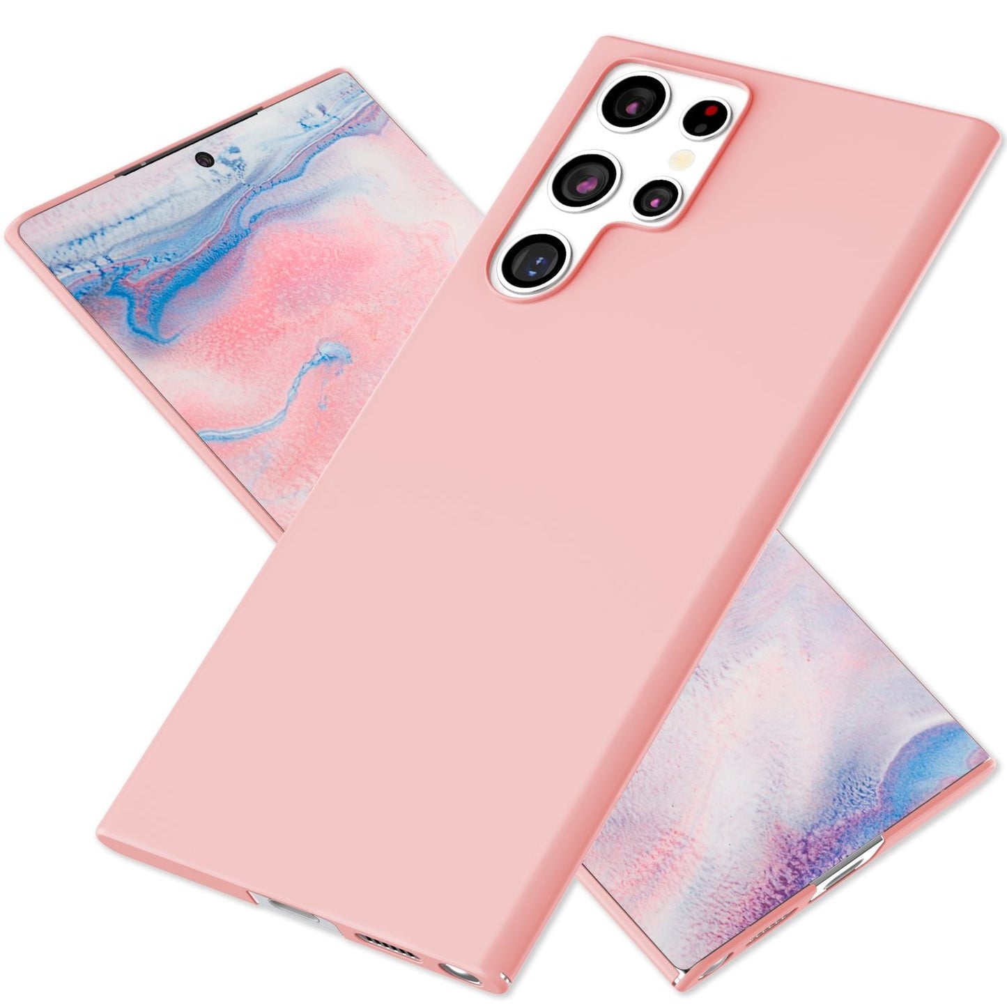 NALIA Ultra Slim Hardcase für Samsung Galaxy S22 Ultra – Anti-Fingerabdruck & 0.5mm Dünn – PUREFIT (Matt & Leicht) – Marke aus Berlin