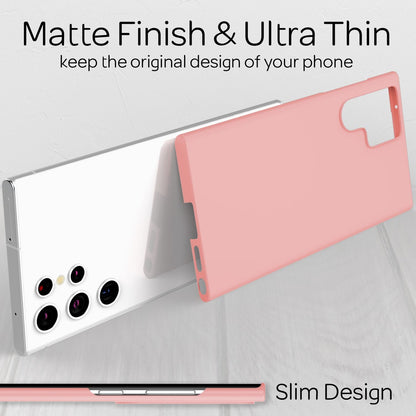 NALIA Ultra Slim Hardcase für Samsung Galaxy S22 Ultra – Anti-Fingerabdruck & 0.5mm Dünn – PUREFIT (Matt & Leicht) – Marke aus Berlin