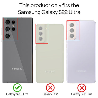 NALIA Ultra Slim Hardcase für Samsung Galaxy S22 Ultra – Anti-Fingerabdruck & 0.5mm Dünn – PUREFIT (Matt & Leicht) – Marke aus Berlin