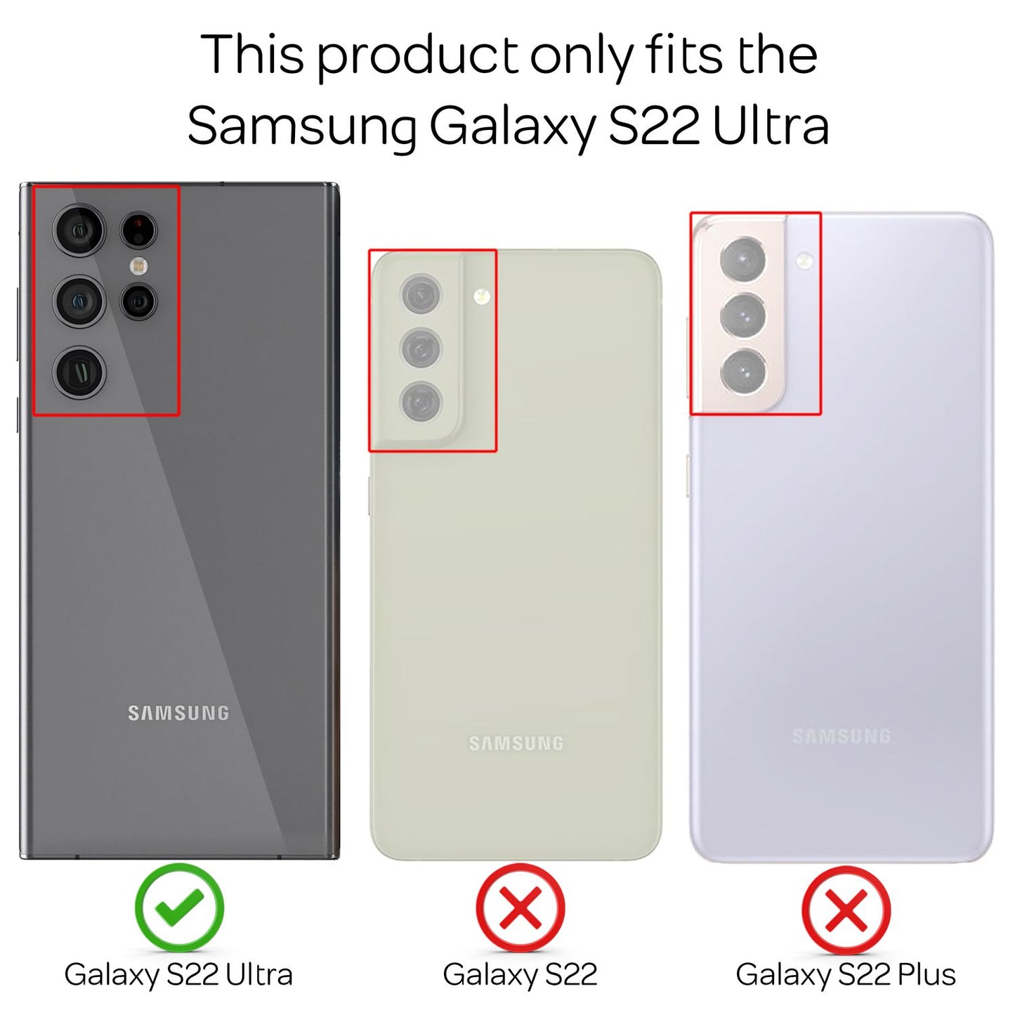 NALIA Ultra Slim Hardcase für Samsung Galaxy S22 Ultra – Anti-Fingerabdruck & 0.5mm Dünn – PUREFIT (Matt & Leicht) – Marke aus Berlin